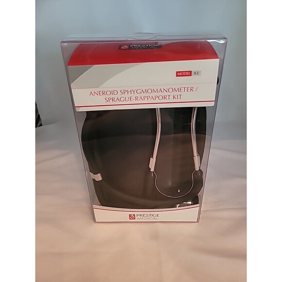 PRESTIGE A2-BLK ANEROID SPHYGMOMANOMETER / SPRAGUE-RAPPAPORT KIT New - Picture 1 of 15
